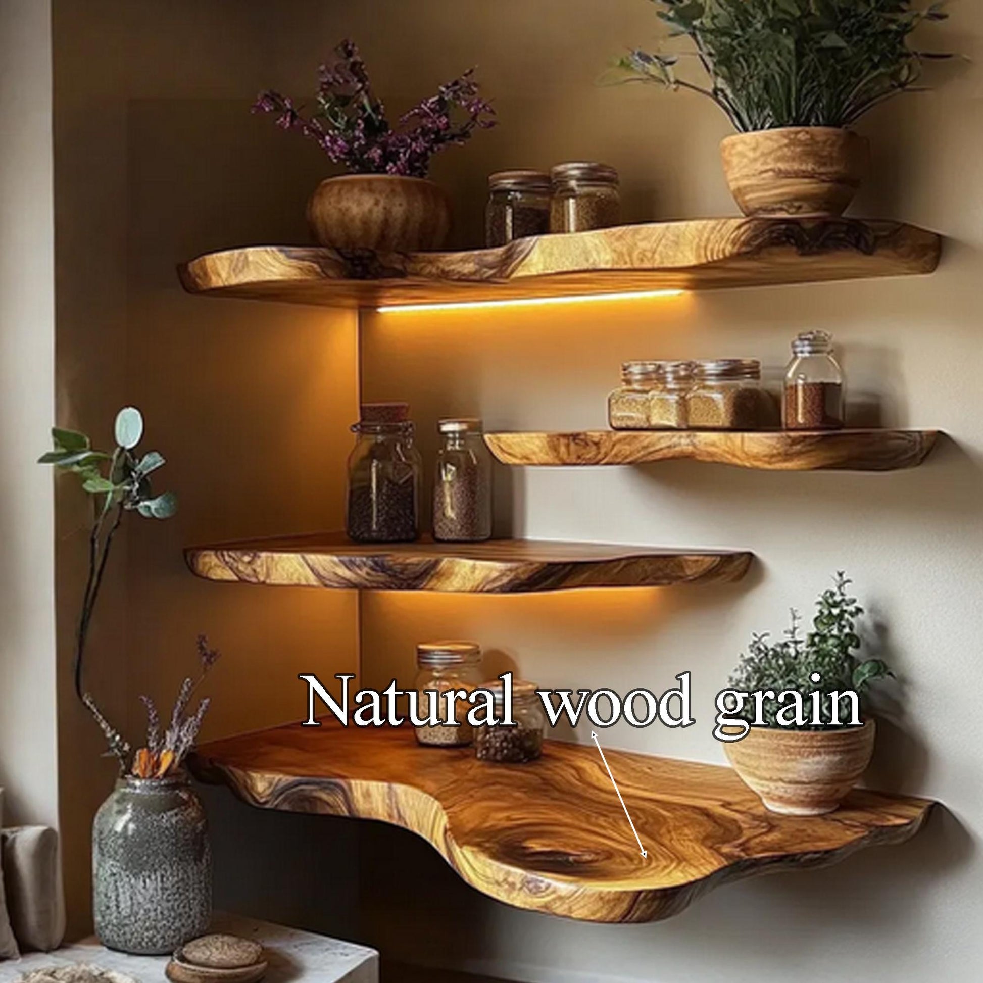 Live Edge Floating Shelves Walnut Shelves Flar Edge Shelf, Bathroom Wood Shelves Bedroom Shelves Wood Shelves Decor Home Gift Her