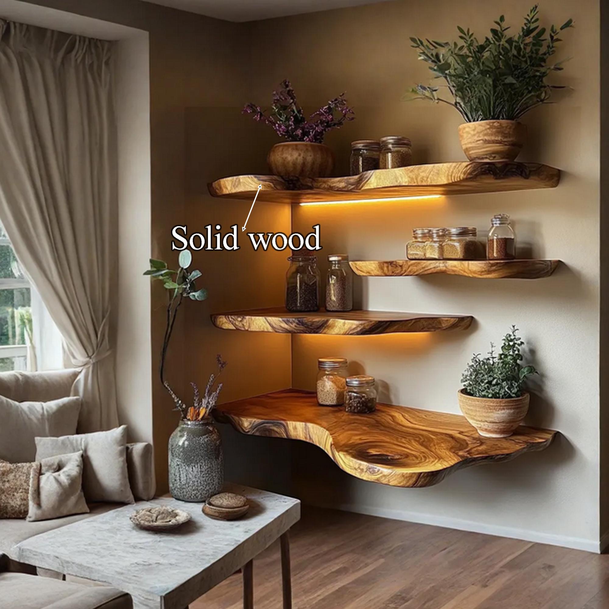 Live Edge Floating Shelves Walnut Shelves Flar Edge Shelf, Bathroom Wood Shelves Bedroom Shelves Wood Shelves Decor Home Gift Her