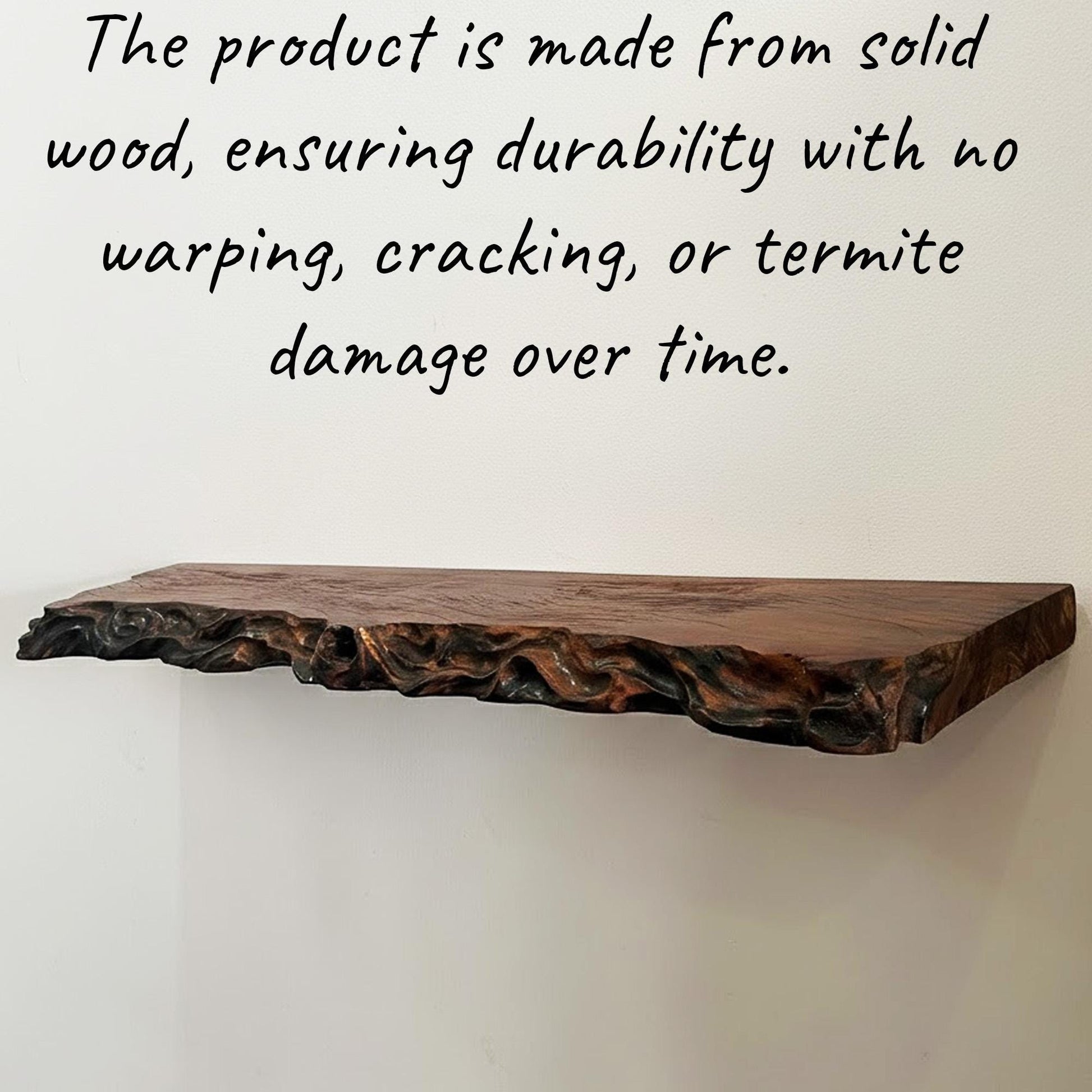 Long floating shelf live edge wood shelves on wall driftwood bookshelf handcrafted bookshelves decoration