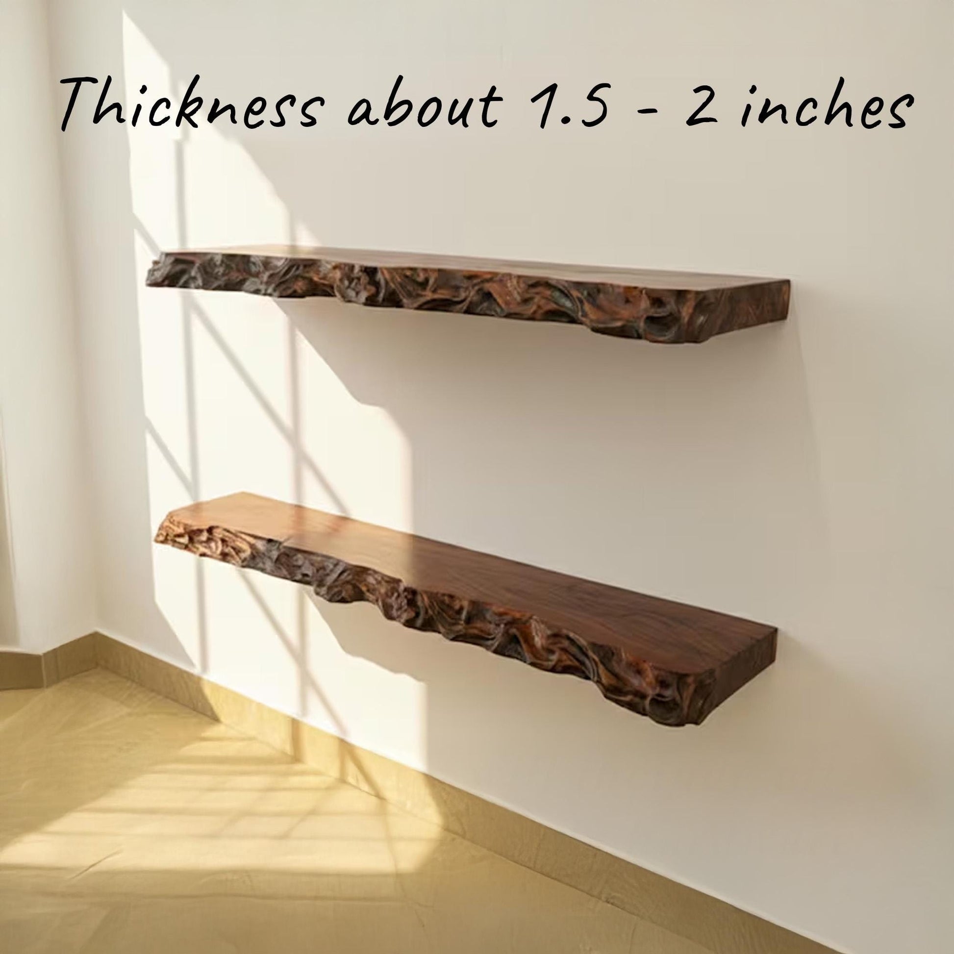 Long floating shelf live edge wood shelves on wall driftwood bookshelf handcrafted bookshelves decoration