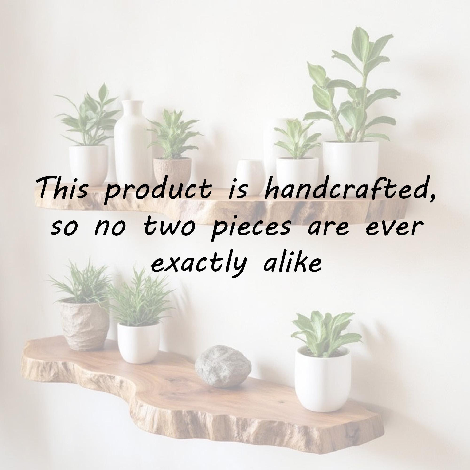 Live edge floating shelf wall mounted bookshelf solid wood display shelves art decor for living room