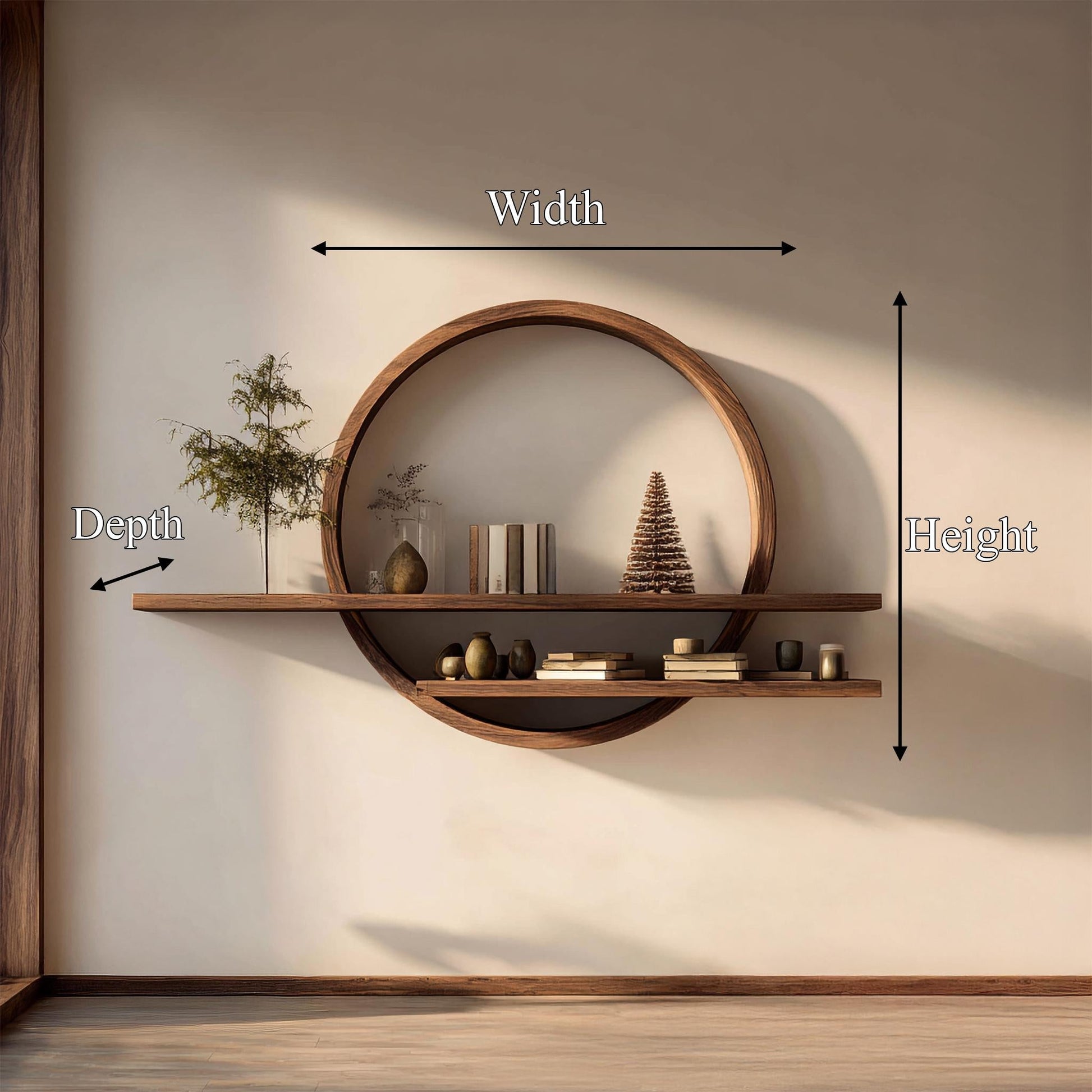 Wall Mounted Shelf Display Rack Corner Bookshelf Minimalist Furniture For Modern Home Decor
